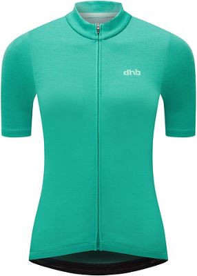 dhb Merino Womens Short Sleeve Jersey - Porcelain Green - UK 16, Porcelain Green
